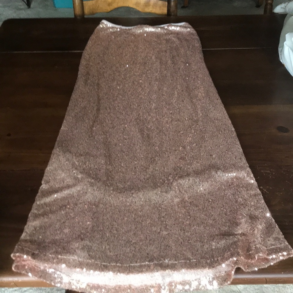 Gold Sequence Skirt